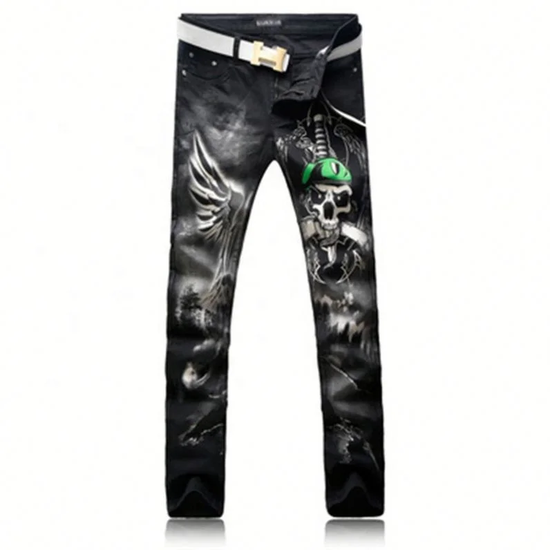 JH Wholesale High Quality Black jeans Men Fashion Casual Printed Pencil Pants Autumn motorcycle Pants Hot Style Men's Jeans, Customized color
JH Wholesale High Quality Black jeans Men Fashion Casual Printed Pencil Pants Autumn motorcycle Pants Hot Style Men's Jeans, Customized color