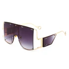 DLL5335 2020 New fashion sun glasses oversized shades sunglasses for women and men Metal frame gafas de sol