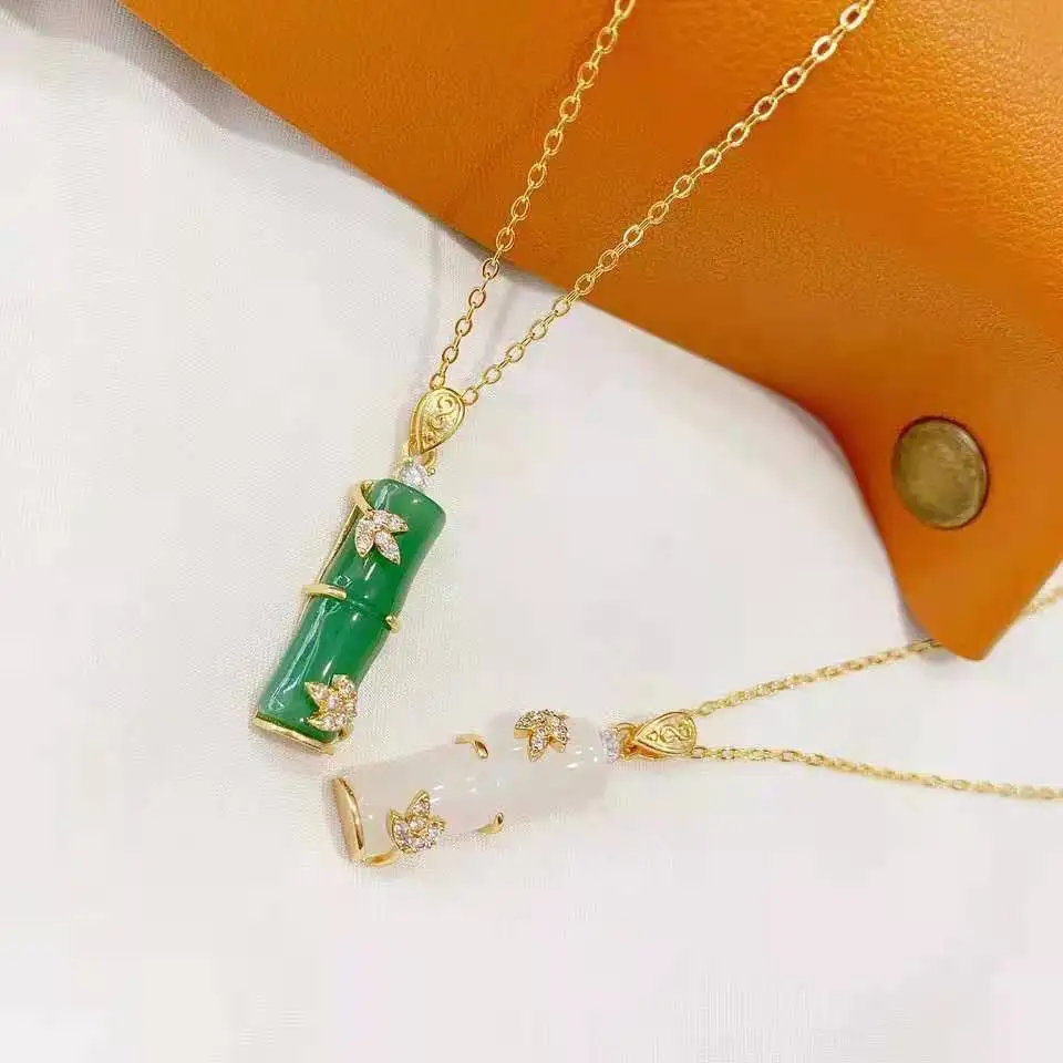 Wholesale Exquisite Simple Jewelry Clavicle Chain Bamboo Pendant Necklace For Ladies
Wholesale Exquisite Simple Jewelry Clavicle Chain Bamboo Pendant Necklace For Ladies