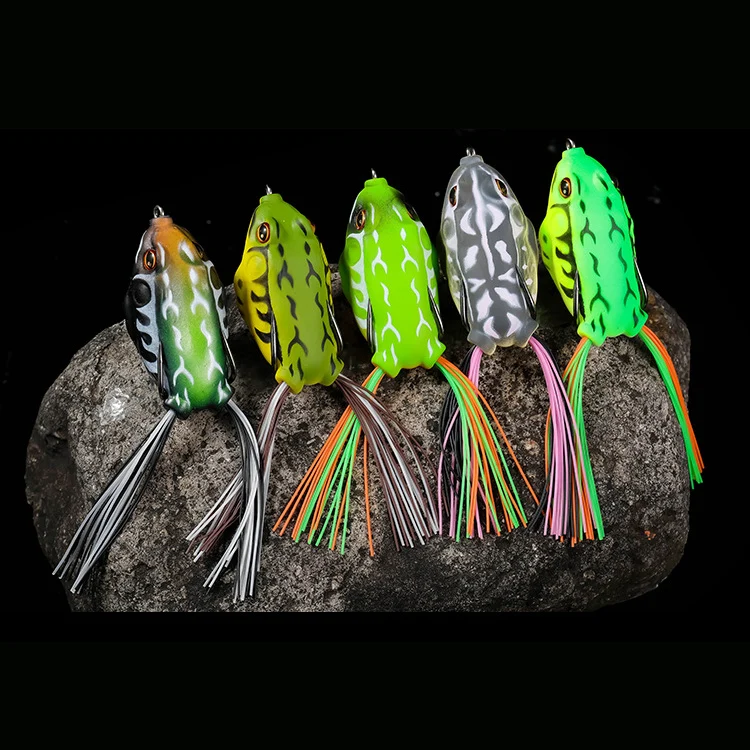 5.5cm 12g Artificial Frog Lure Fishing Bait Double Hook Top Water Floating soft for Bass Pike Snakehead Dogfish Musky
5.5cm 12g Artificial Frog Lure Fishing Bait Double Hook Top Water Floating soft for Bass Pike Snakehead Dogfish Musky