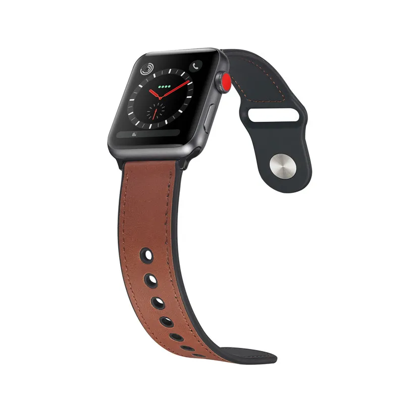 For Apple Watch Band TPU Genuine Leather Loop 42mm 38mm Watchband For iwatch 44mm 40mm 5/4/3/2 Bracelet Accessories
For Apple Watch Band TPU Genuine Leather Loop 42mm 38mm Watchband For iwatch 44mm 40mm 5/4/3/2 Bracelet Accessories