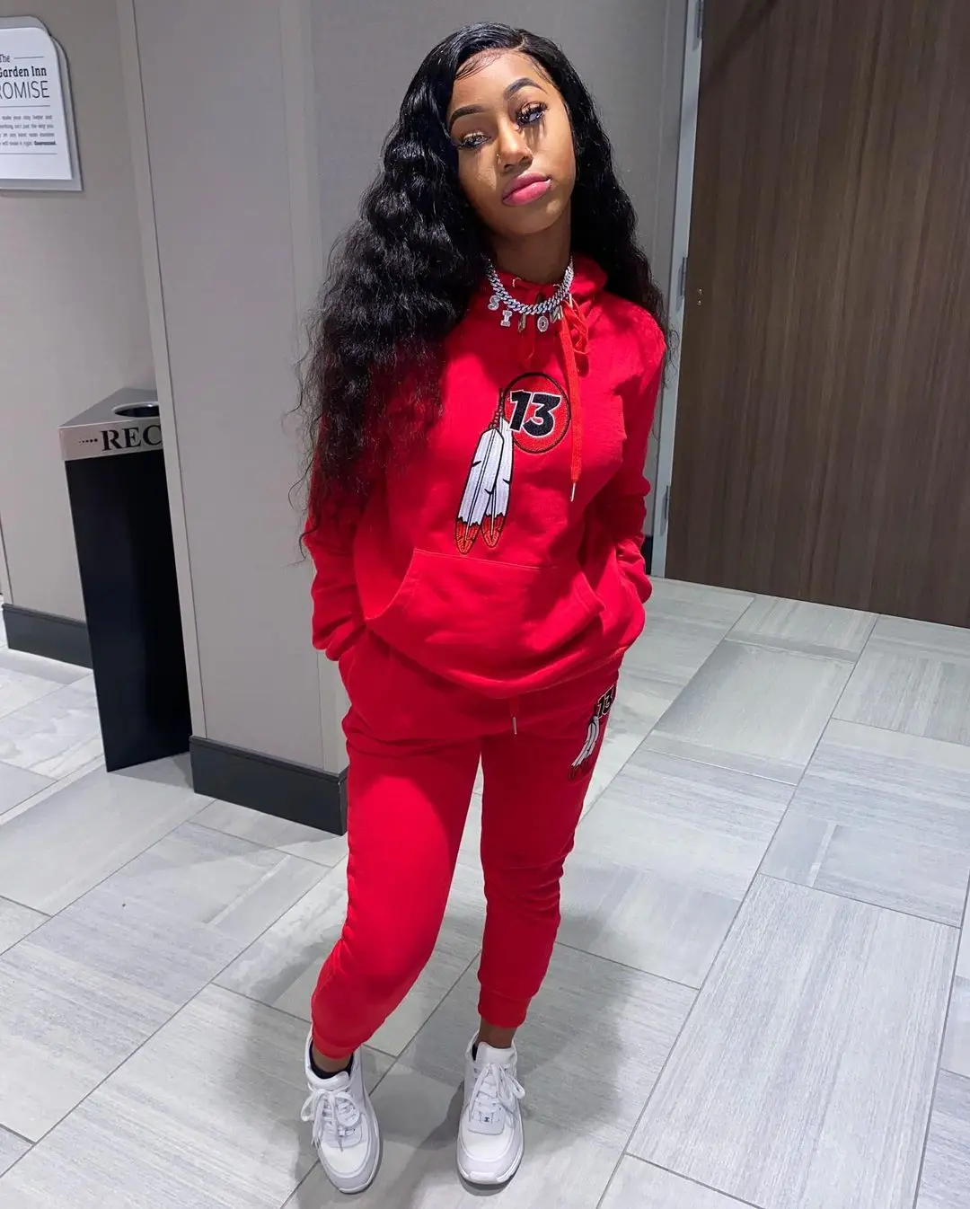 Hot Selling Women'S 2 Pieces Embroidery Casual Sports Hoodies Women Track Suit, Red
Hot Selling Women'S 2 Pieces Embroidery Casual Sports Hoodies Women Track Suit, Red