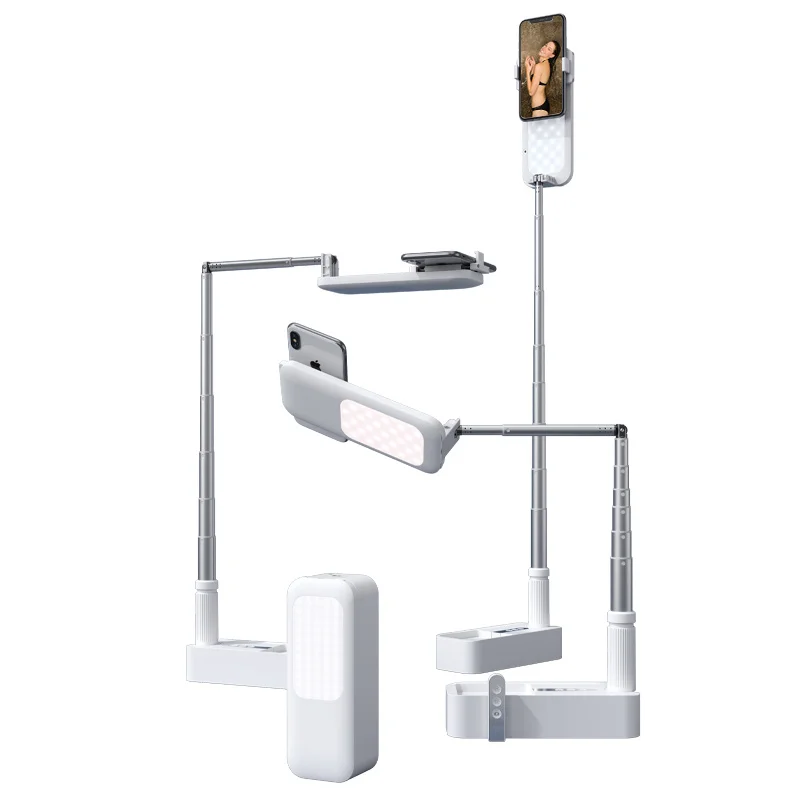 USAMS Multifunction Foldable Mobile Phone Stand For Video Recording Desk Video Maker Phone Holder Ring Light
USAMS Multifunction Foldable Mobile Phone Stand For Video Recording Desk Video Maker Phone Holder Ring Light