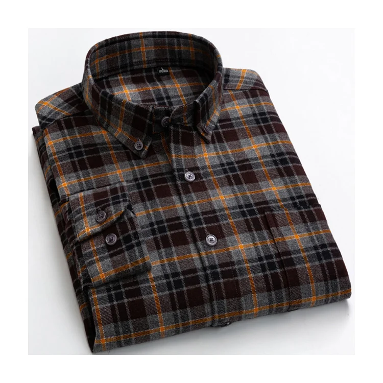 2021 Wholesale Single Patch Pocket Designer Man Business Cotton Casual Plaid Long Shirts, Monochromatic
2021 Wholesale Single Patch Pocket Designer Man Business Cotton Casual Plaid Long Shirts, Monochromatic