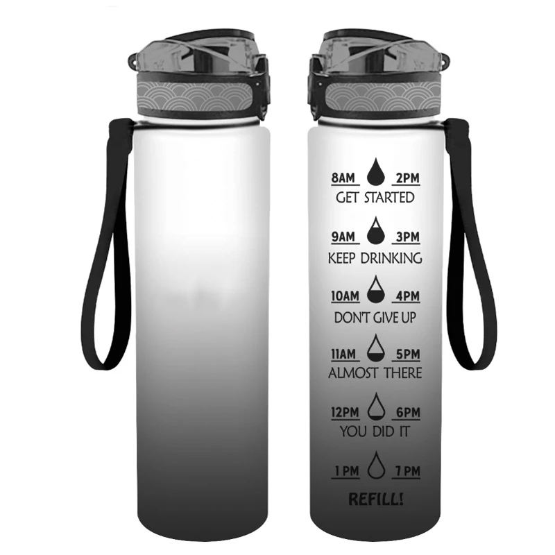 Custom Logo Gradient Space Water Plastic Bottle Frosted 1L Plastic Sport Water Bottles, Red, green, blue ans grey
Custom Logo Gradient Space Water Plastic Bottle Frosted 1L Plastic Sport Water Bottles, Red, green, blue ans grey