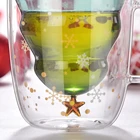Gifts Glass Glass Glass Cups Christmas Gifts Double Wall Glass Cup With High Borosilicate Glass
