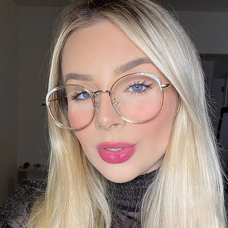 SHINELOT 95586 Fashionable New Design Optical Frames TR90 For Women Anti Blue Light Glasses With Gold Round Frames Eyewear Stock
SHINELOT 95586 Fashionable New Design Optical Frames TR90 For Women Anti Blue Light Glasses With Gold Round Frames Eyewear Stock