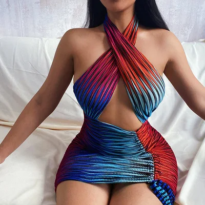 2021 summer short dresses sexy bodycon halter mini drawstring club wear woman elegant casual dresses
2021 summer short dresses sexy bodycon halter mini drawstring club wear woman elegant casual dresses
