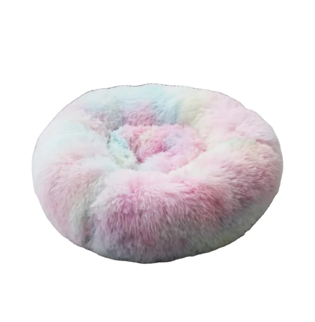 Wholesale Thick Plush For Deep Sleep Colorful Faux Fur Luxury Round Donut Pet Dog Bed
Wholesale Thick Plush For Deep Sleep Colorful Faux Fur Luxury Round Donut Pet Dog Bed