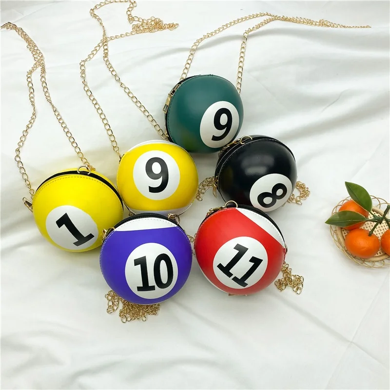2021 New Arrive Cute Kids Handbags Small Girl Mini Billiard Ball Hand Bag Fashion Leather Crossbody Chain Purses
2021 New Arrive Cute Kids Handbags Small Girl Mini Billiard Ball Hand Bag Fashion Leather Crossbody Chain Purses