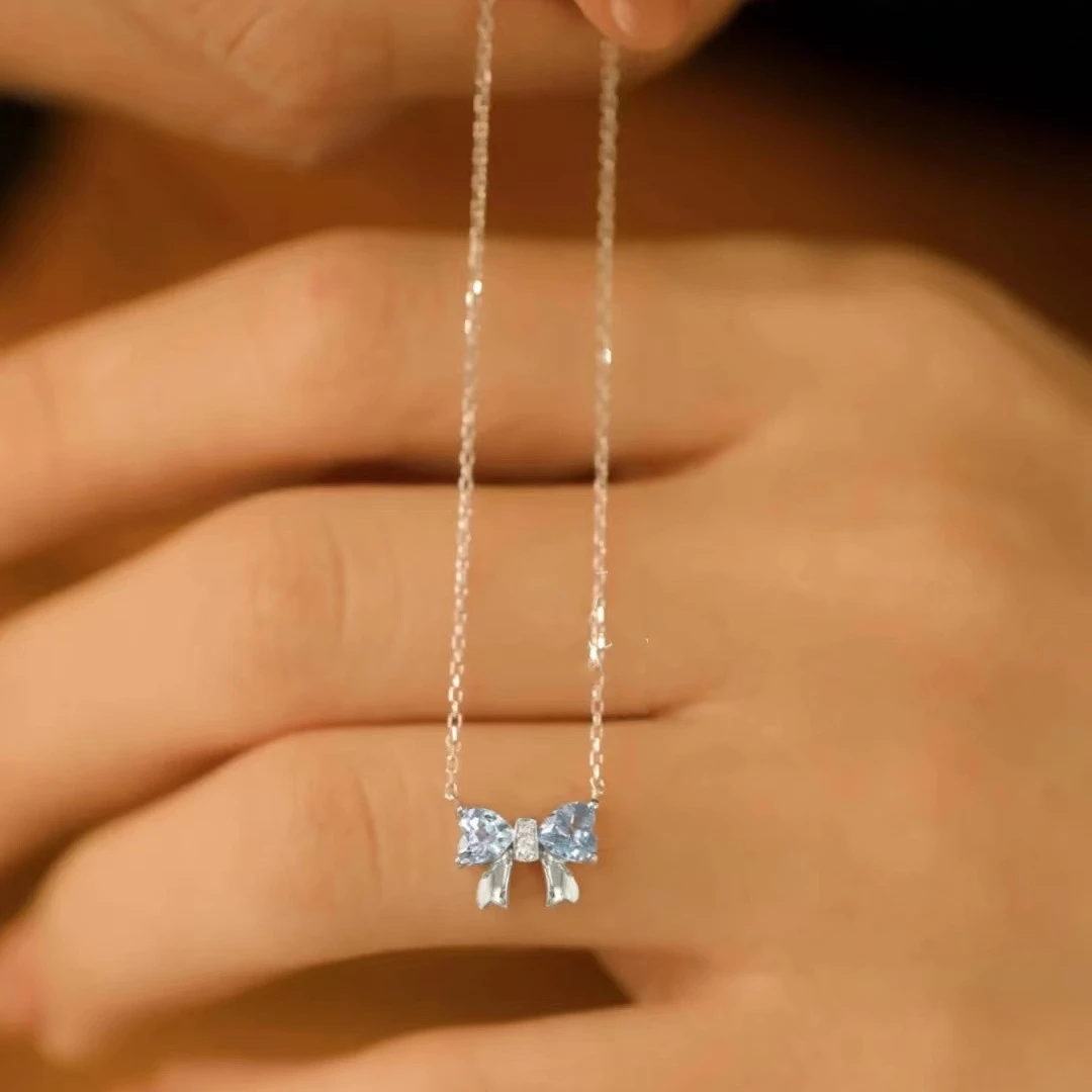 womens fashion necklace fine jewelry 925 sterling silver Bowknot pendant necklace wholesale
womens fashion necklace fine jewelry 925 sterling silver Bowknot pendant necklace wholesale