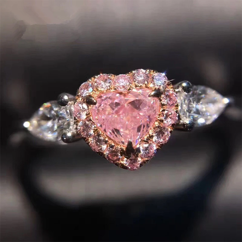 diamond ring for girls Ruigang 2022 Wholesale Pink Heart Zircon Diamond Engagement Wedding Ring For Women
diamond ring for girls Ruigang 2022 Wholesale Pink Heart Zircon Diamond Engagement Wedding Ring For Women