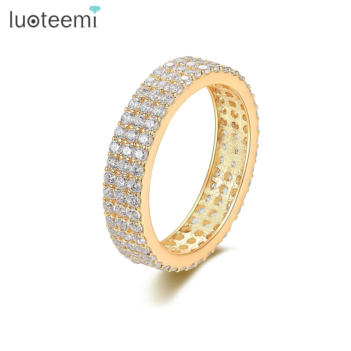 LUOTEEMI Fashion Baguette Cubic Zirconia Wedding Rings for Women Tiny Stone Party Rings Jewelry 
LUOTEEMI Fashion Baguette Cubic Zirconia Wedding Rings for Women Tiny Stone Party Rings Jewelry