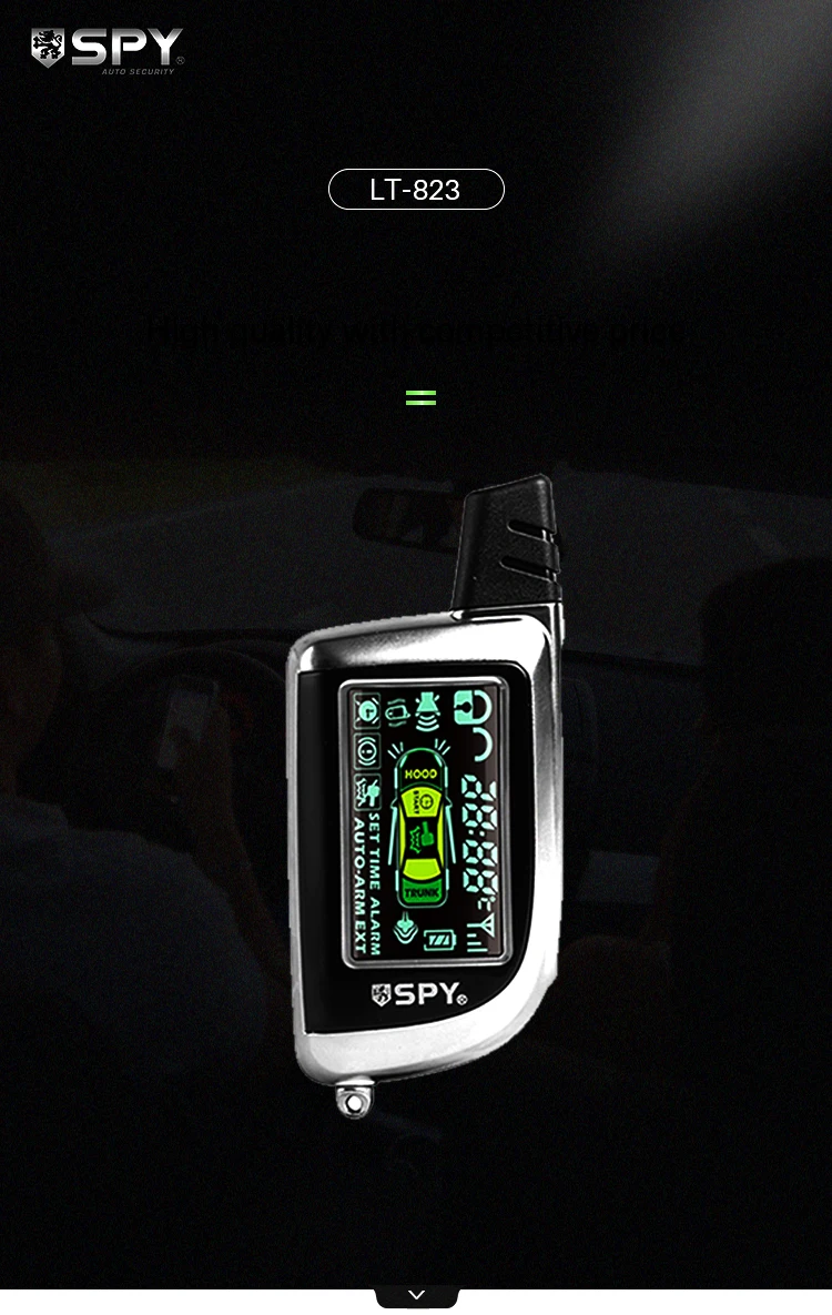 LoRa technology two way led indicator lights keyless entry car alarm system - ANKUX.COM