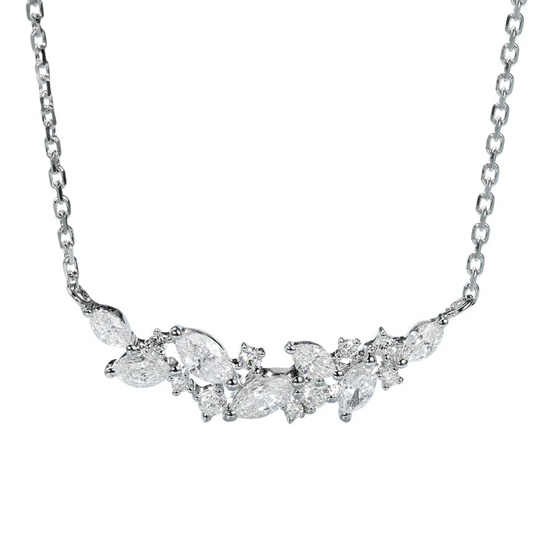 Minimalist daily KYNL0240 CZ Necklaces Shine 3A Zircon Necklaces for Women, Silver
Minimalist daily KYNL0240 CZ Necklaces Shine 3A Zircon Necklaces for Women, Silver