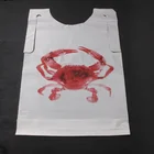 Plastics Disposable Child-Size Poly Bibs