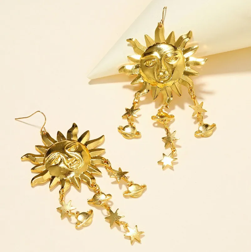 Fashion Symmetry Accessories Women Fashion Jewelry Earrings Sun Star Smiley Face Tassel Earrings
Fashion Symmetry Accessories Women Fashion Jewelry Earrings Sun Star Smiley Face Tassel Earrings