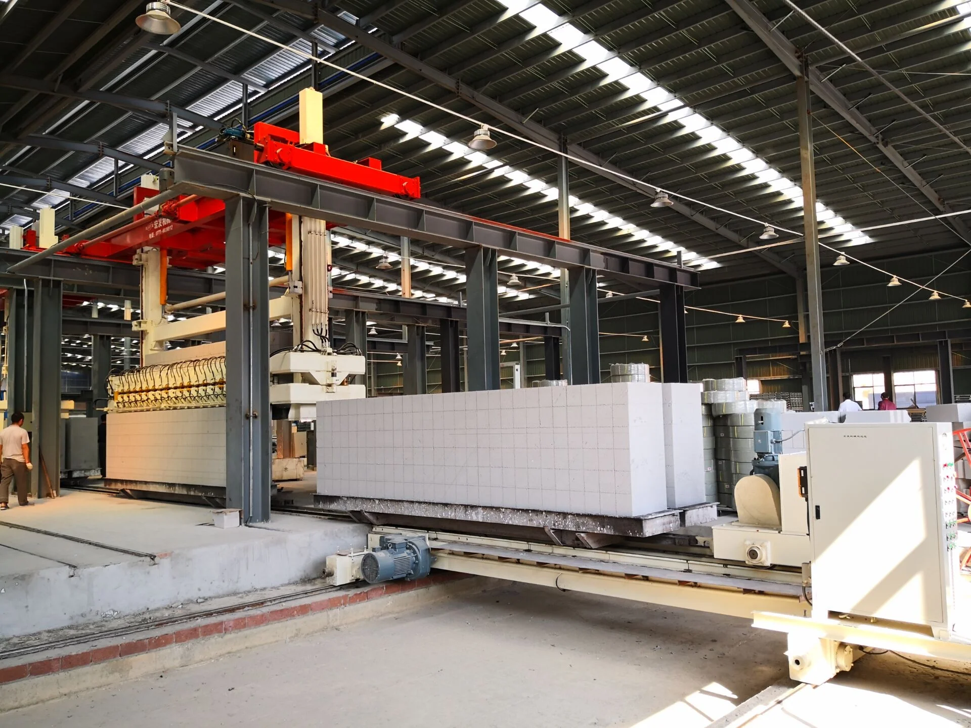 AAC brick making machine plant Autoclaved aerated concrete block plant
