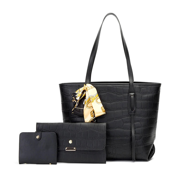 EG593 Luxury designer cheap ladies 3 pieces hand bags set women tote handbag with scarf
EG593 Luxury designer cheap ladies 3 pieces hand bags set women tote handbag with scarf