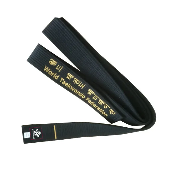 Custom taekwondo belts martial arts embroidered black belts, Blue ,yellow ,red ,any color
Custom taekwondo belts martial arts embroidered black belts, Blue ,yellow ,red ,any color