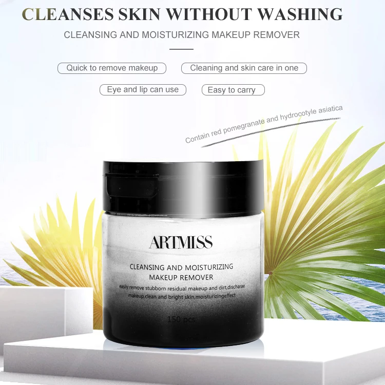 Alcohol-free moisturizing oem odm deep cleansing private label makeup remover wipes, White
Alcohol-free moisturizing oem odm deep cleansing private label makeup remover wipes, White