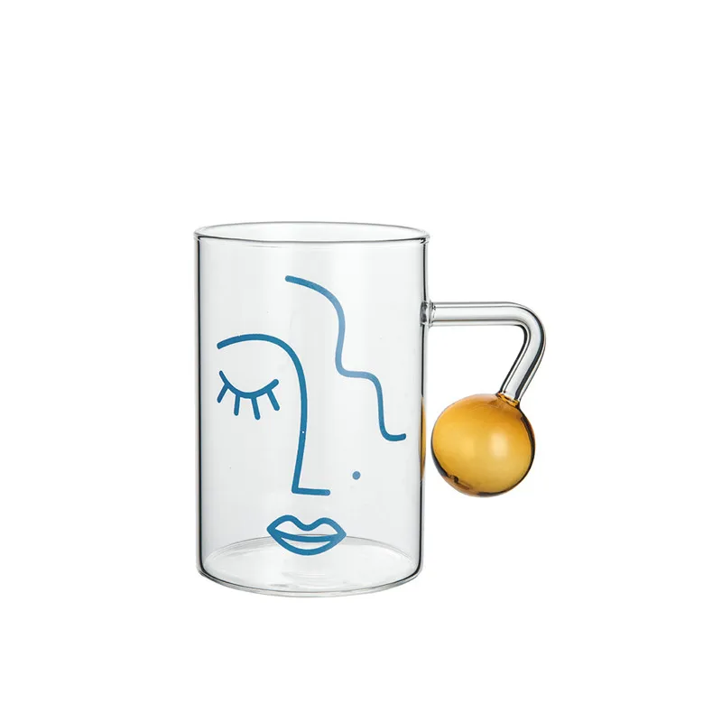 Solhui Creative glass juice milk coffee cup high temperature resistance with handle
Solhui Creative glass juice milk coffee cup high temperature resistance with handle