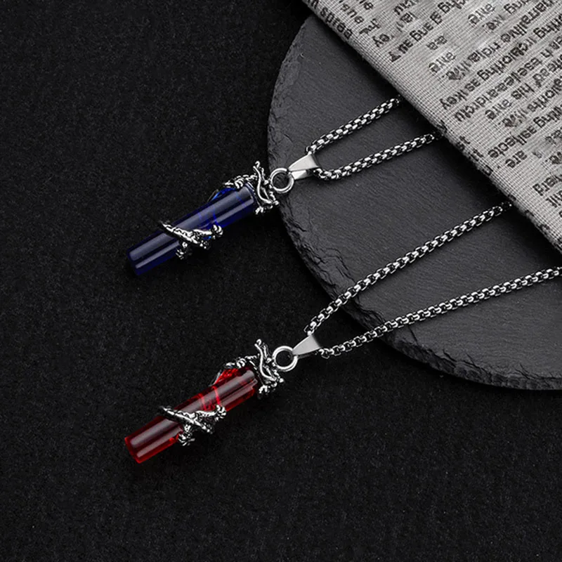 European American men's necklace personality hip hop sweater chain dragon pillar necklace
European American men's necklace personality hip hop sweater chain dragon pillar necklace