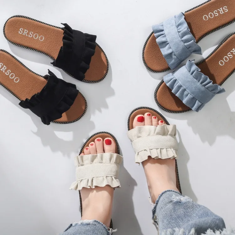 Holiday Beach Sandals Slip On Ladies Flat Slippers Slides Bohemian Style Woman Slippers, 3 colors
Holiday Beach Sandals Slip On Ladies Flat Slippers Slides Bohemian Style Woman Slippers, 3 colors