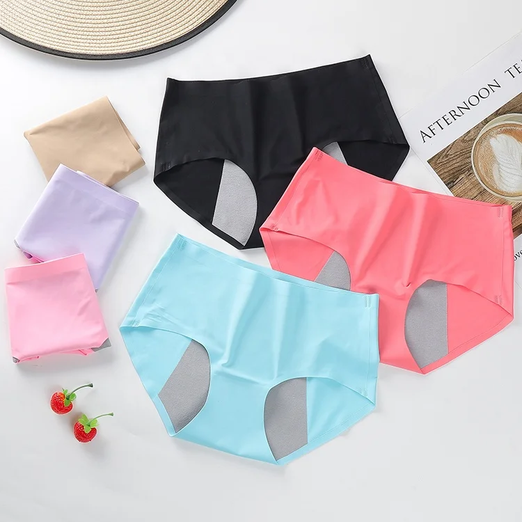 1863 Girls Full Protection Leak Proof Briefs Underwear Absorbent Panties Seamless Menstrual Period Panties, 7 colors: white, purple, black, watermelon red, beige, blue, pink
1863 Girls Full Protection Leak Proof Briefs Underwear Absorbent Panties Seamless Menstrual Period Panties, 7 colors: white, purple, black, watermelon red, beige, blue, pink