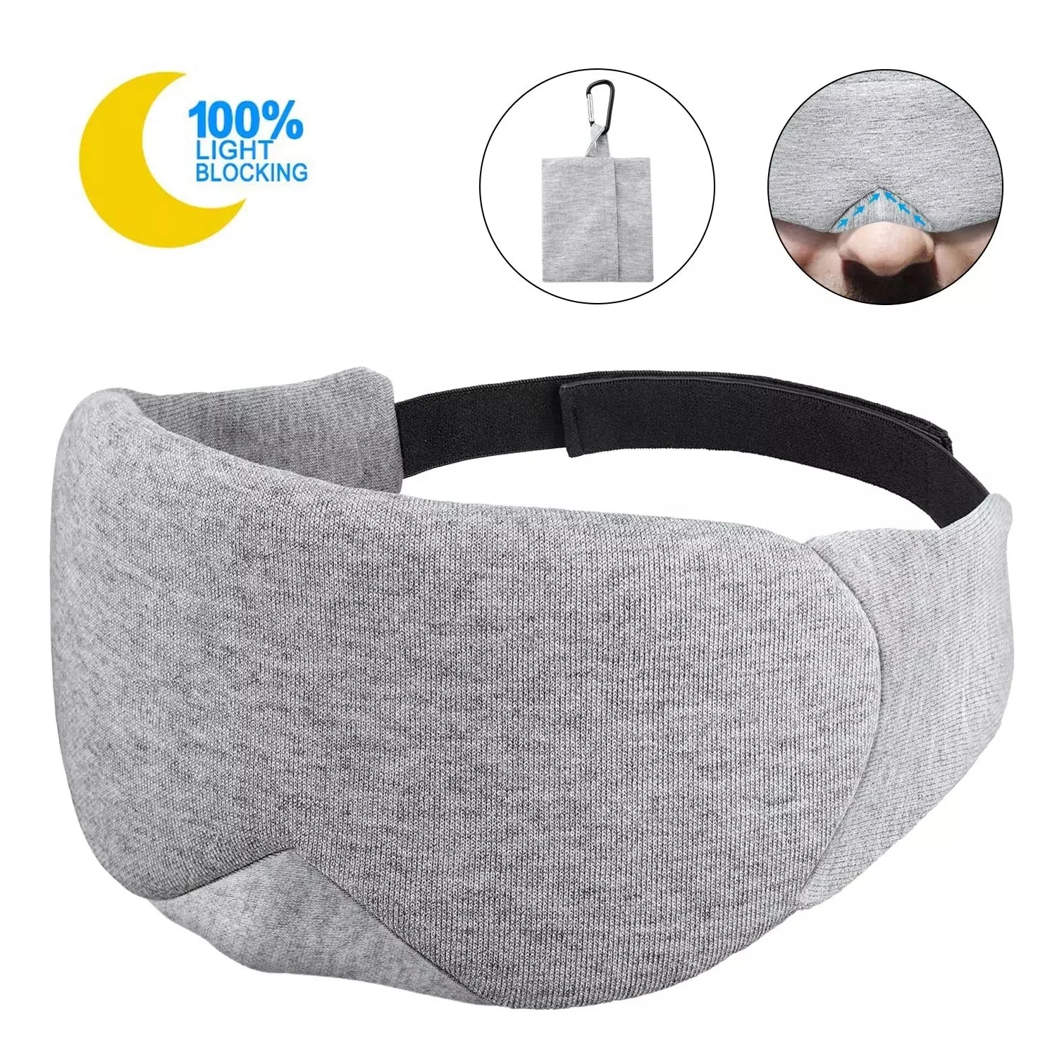 Breathable Mesh 3D Hidden Nose Eyeshade Sleeping Eye Mask Portable Travel Sleep Mask, Black or customized
Breathable Mesh 3D Hidden Nose Eyeshade Sleeping Eye Mask Portable Travel Sleep Mask, Black or customized