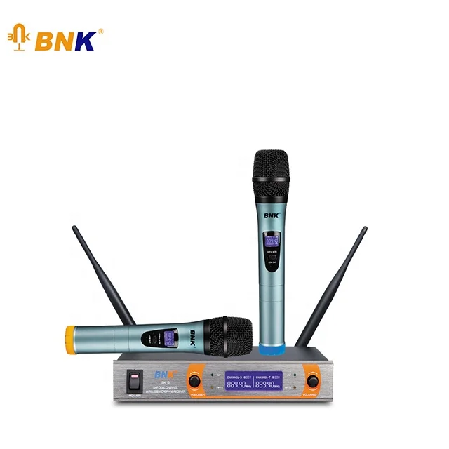 BNK ktv micro karaoke microphone system microfonos pequenos inalambricos BK9