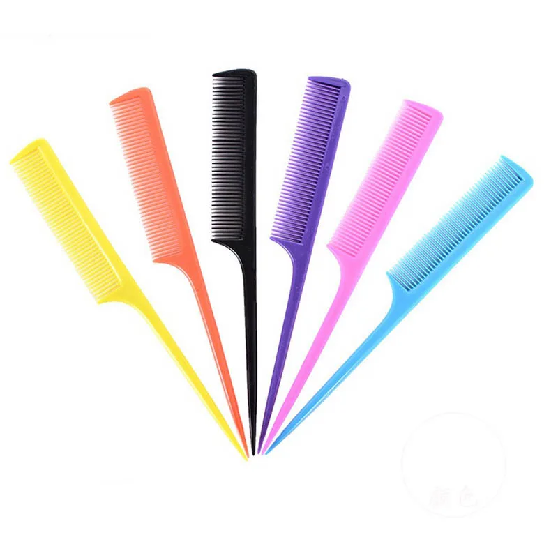 Hair Cutting Comb Tools Rail Comb Mix Colors Professional Pointed Rat Tail Hair Comb Beauty Salon Plastic 20pcs / Lot 21.5x2.5cm
Hair Cutting Comb Tools Rail Comb Mix Colors Professional Pointed Rat Tail Hair Comb Beauty Salon Plastic 20pcs / Lot 21.5x2.5cm