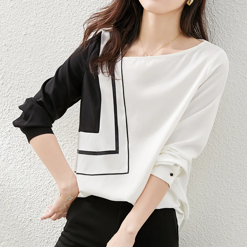 Wholesale European 2022 Spring and Autumn New Wild Fashion Casual Tops Long-sleeved Chiffon Women's Shirt and Blouses
Wholesale European 2022 Spring and Autumn New Wild Fashion Casual Tops Long-sleeved Chiffon Women's Shirt and Blouses
