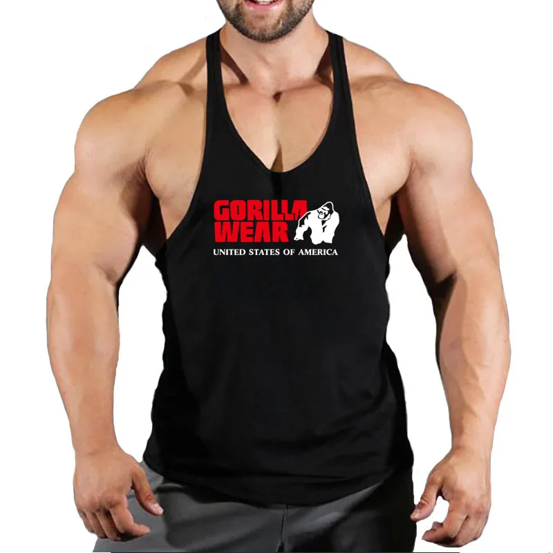 Gorilla wear fashion cotton sleeveless tank top men Fitness muscle shirt mens singlet Bodybuilding workout gym vest fitness men, Customized colors
Gorilla wear fashion cotton sleeveless tank top men Fitness muscle shirt mens singlet Bodybuilding workout gym vest fitness men, Customized colors