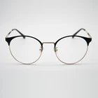 China Guangzhou supplier modern design optical eyewear square spectacle frame men's fashion metal optical frame on sale
