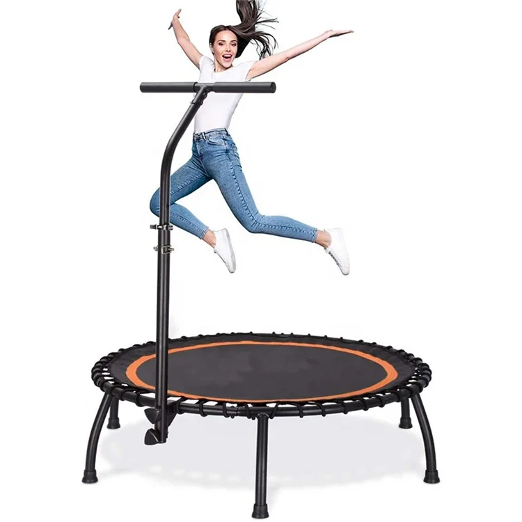Mini Trampoline 40'' Folding Fitness Trampoline Workout with Removable Bar with Pad for Adults, Blue,black,red,yellow,white or customize
Mini Trampoline 40'' Folding Fitness Trampoline Workout with Removable Bar with Pad for Adults, Blue,black,red,yellow,white or customize
