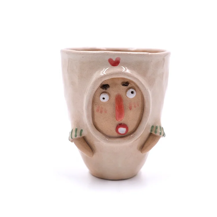 New design Custom Handmade Ceramic Artists Creative pottery cute juice tea milk cup, White colour
New design Custom Handmade Ceramic Artists Creative pottery cute juice tea milk cup, White colour