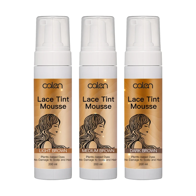 Private Label Closures Frontals Brown Color Lace Tint Mousse for Wig
Private Label Closures Frontals Brown Color Lace Tint Mousse for Wig