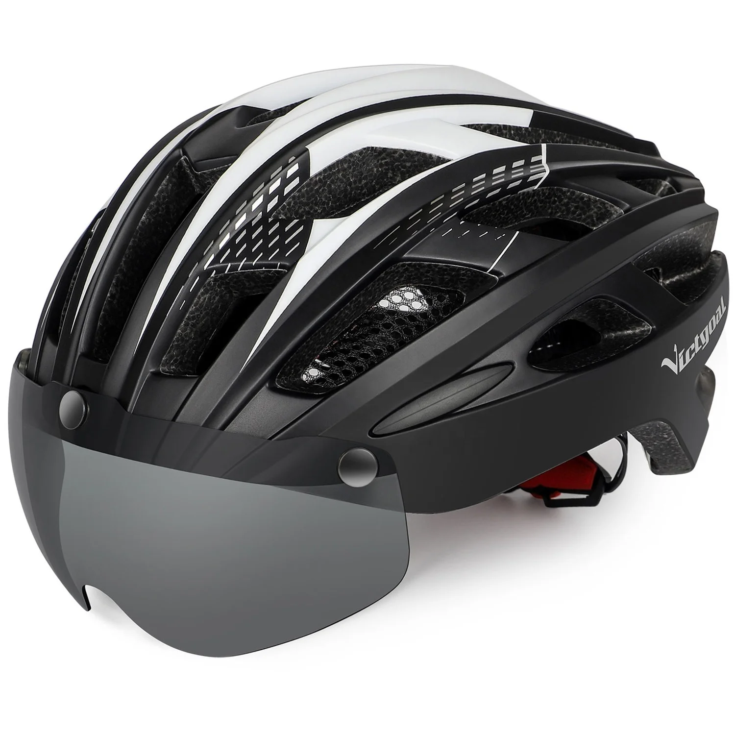 VICTGOAL Goggles Bike Helmet with LED Light Men Mountain air fed superbike bicicle customise my own ultralight Bike Helmet
VICTGOAL Goggles Bike Helmet with LED Light Men Mountain air fed superbike bicicle customise my own ultralight Bike Helmet