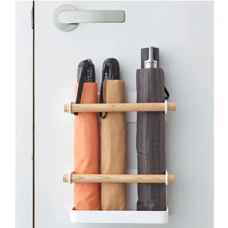Manufacturer wholesale white iron wall hanging umbrella stand adjustable magnetic umbrella storage rack for home decor
Manufacturer wholesale white iron wall hanging umbrella stand adjustable magnetic umbrella storage rack for home decor