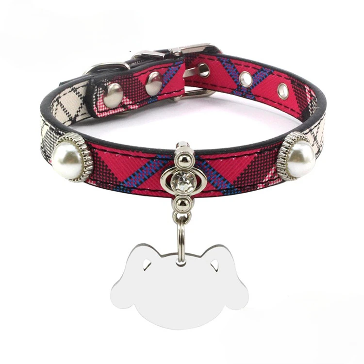 Con Placa De Perro Checked Personalized Stoff Fur Hundehalsband Cat Premium Logo Tag Diamond Rhinestone Dog Collar
Con Placa De Perro Checked Personalized Stoff Fur Hundehalsband Cat Premium Logo Tag Diamond Rhinestone Dog Collar