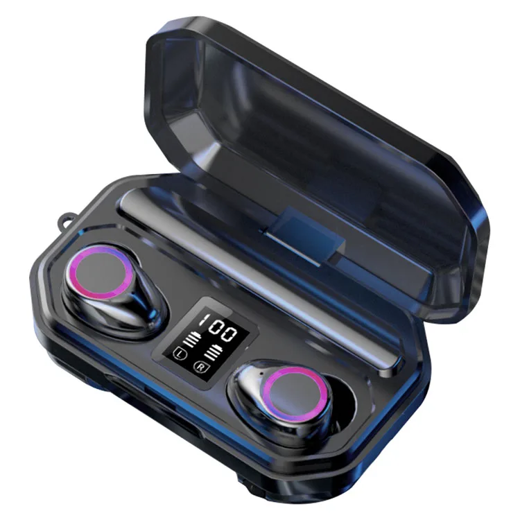 M12 Blue tooth Earphones TWS 5.0 Mini Wireless Headphones Waterproof Sports Earbuds, Black
M12 Blue tooth Earphones TWS 5.0 Mini Wireless Headphones Waterproof Sports Earbuds, Black