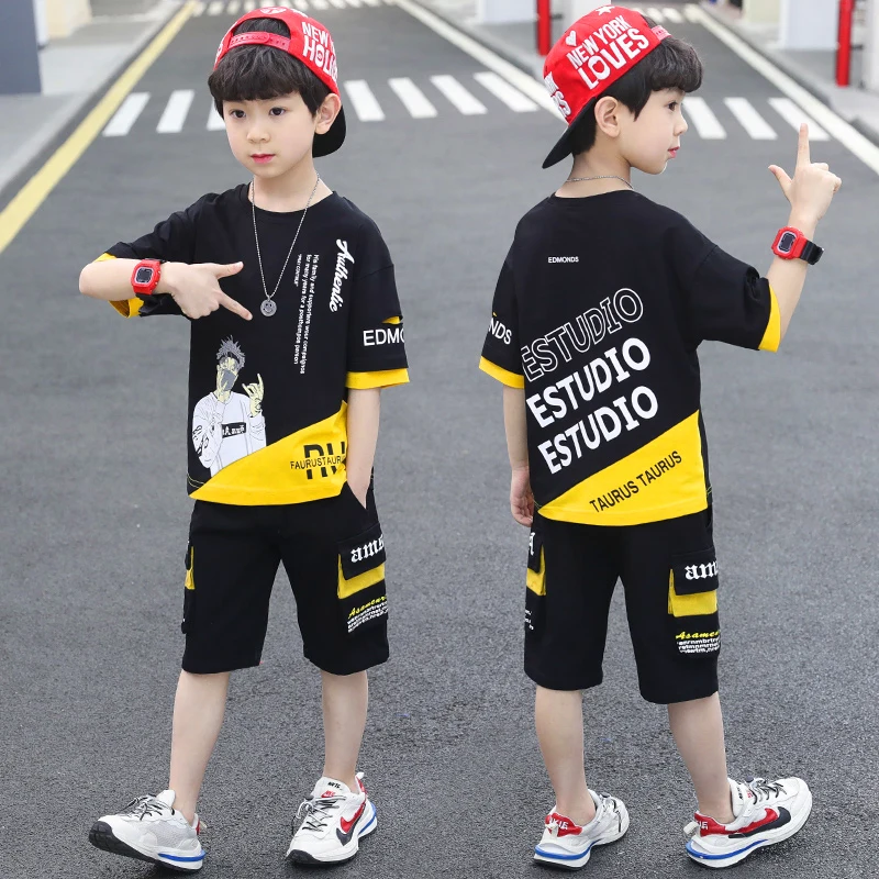 2021 new kids clothing sets boys high quality summer letter plaid t shirt shorts kids clothing 4-15years baby boy clothing sets
2021 new kids clothing sets boys high quality summer letter plaid t shirt shorts kids clothing 4-15years baby boy clothing sets