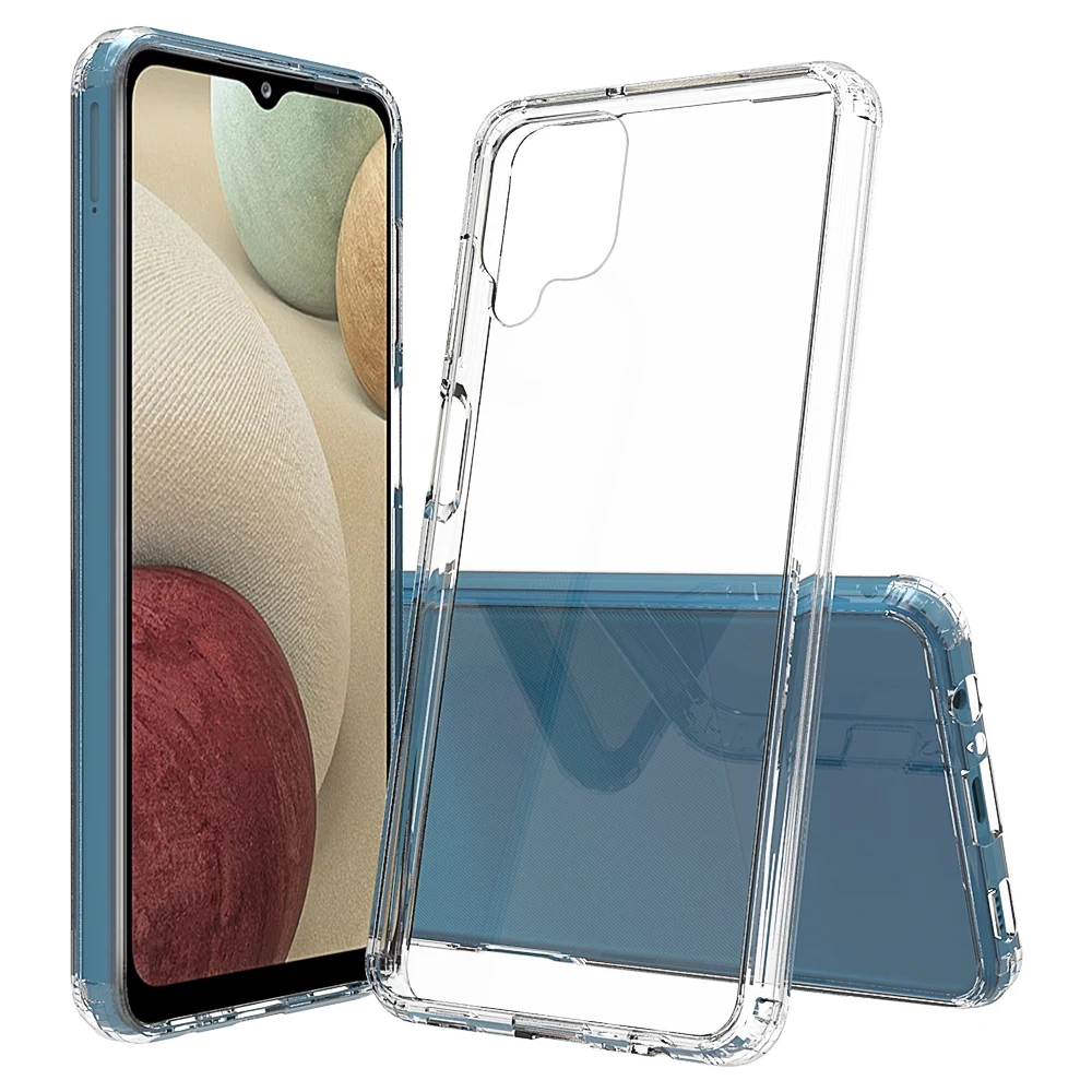 For Samsung A12 Acrylic Case, 2 in 1 Hybrid PC TPU Clear Mobile Phone Case Cover for Samsung A12
For Samsung A12 Acrylic Case, 2 in 1 Hybrid PC TPU Clear Mobile Phone Case Cover for Samsung A12