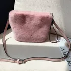 Handbag New Winter Fashion Faux Fur Handbag Bag For Ladies