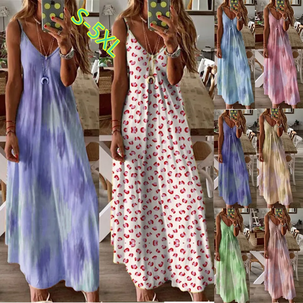 Suspender Large Dress Evening Dress and Beach Skirt Print Women Casual Dresses Natural Adults Sleeveless Floral Bohemian Support
Suspender Large Dress Evening Dress and Beach Skirt Print Women Casual Dresses Natural Adults Sleeveless Floral Bohemian Support