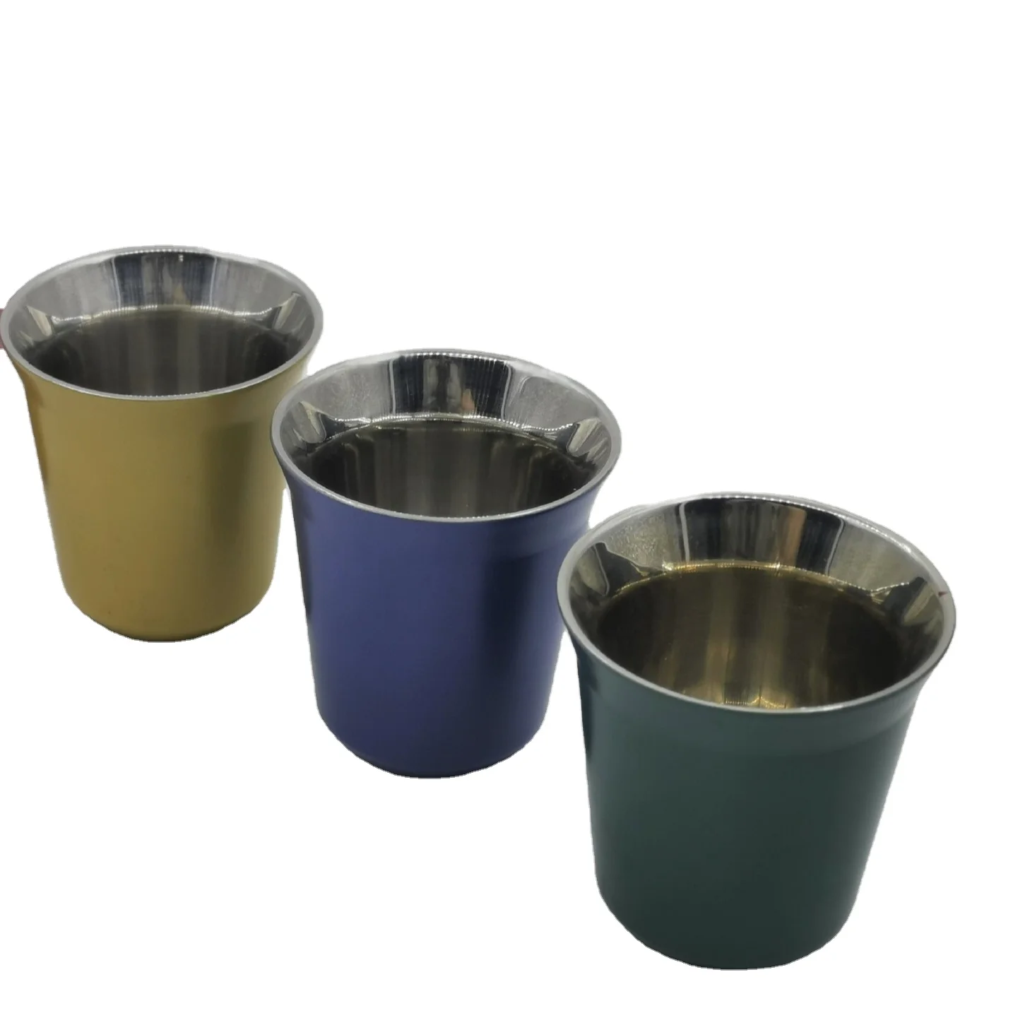 DD031 High Quality Double Layer Jigger Cup Bar Small Wine Cups Stainless Steel Vacuum Mini Coffe Tass
DD031 High Quality Double Layer Jigger Cup Bar Small Wine Cups Stainless Steel Vacuum Mini Coffe Tass