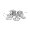 11 pcs Stainless Steel cookware set Mirror Polish Pots and Pan Sets