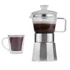 3 Moka Coffee Maker Pot 3 Cups Eco-friendly 120ml Aluminum Coffee Maker Mini Moka Pot