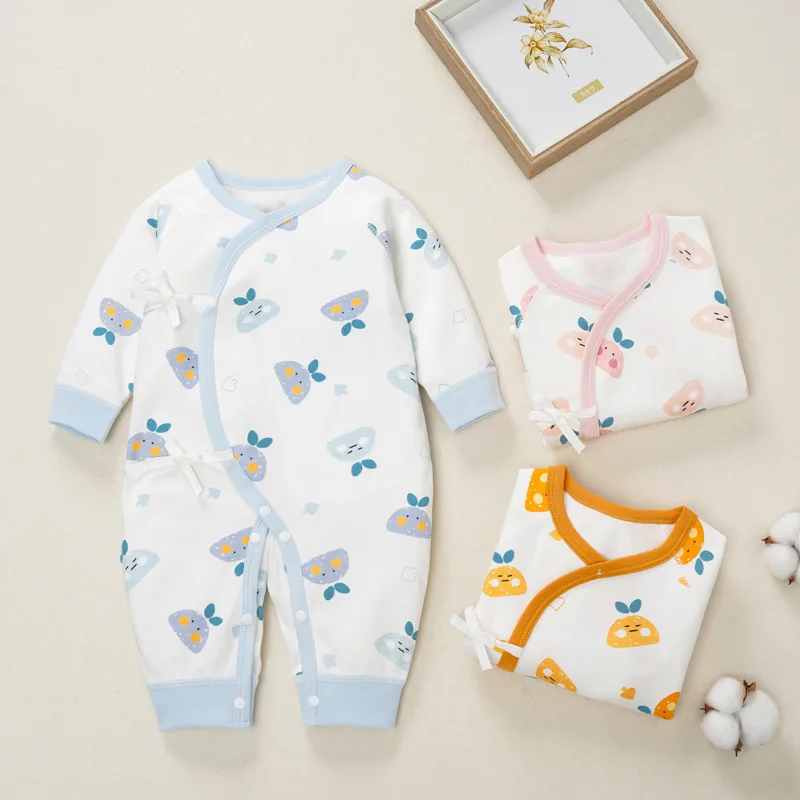 Baby long-sleeved butterfly dress, cotton partial open bandage romper, newborn jumpsuit, spring and autumn seasons
Baby long-sleeved butterfly dress, cotton partial open bandage romper, newborn jumpsuit, spring and autumn seasons